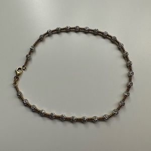 14K Gold Italy Ankle Bracelet